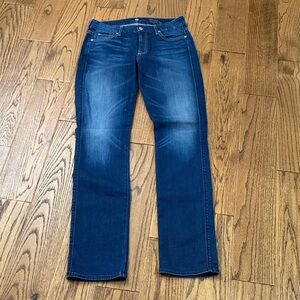 7 for all mankind Straight-Leg Women's Jeans in Dark Indigo